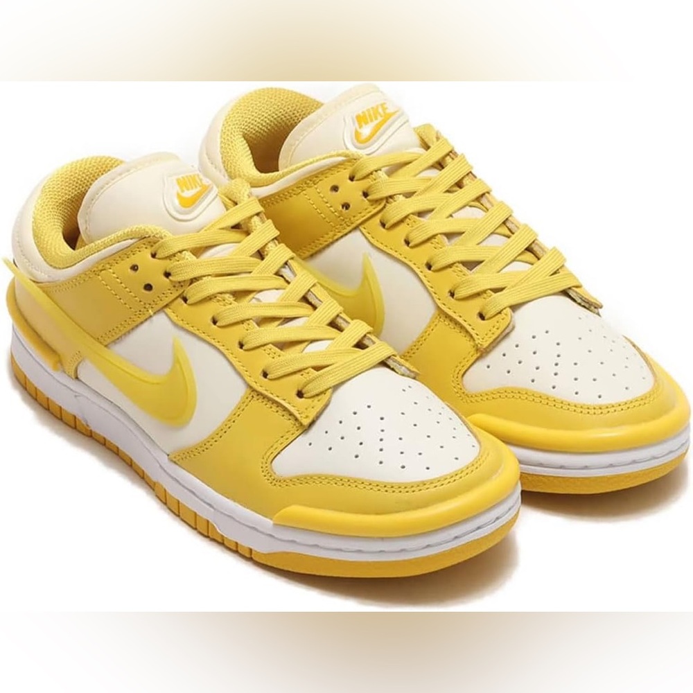 Nike Dunk Low Twist Vivid Sulfur Yellow Retro Sneakers